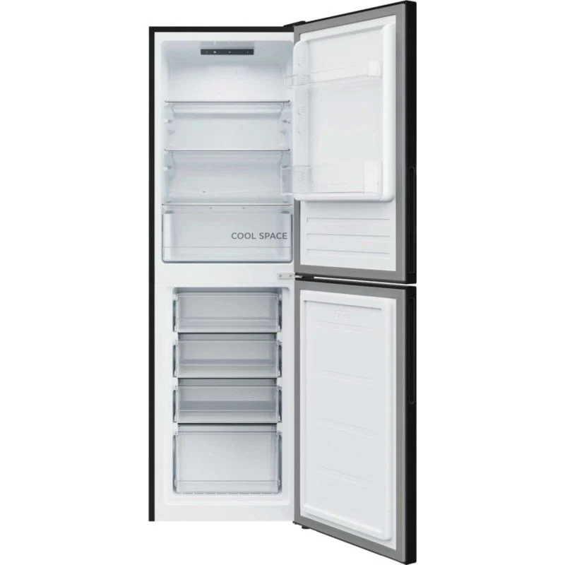Hoover H-FRIDGE 300 Fridge Freezer 50/50 Low Frost - Black - HVT3CLECKIHB-1