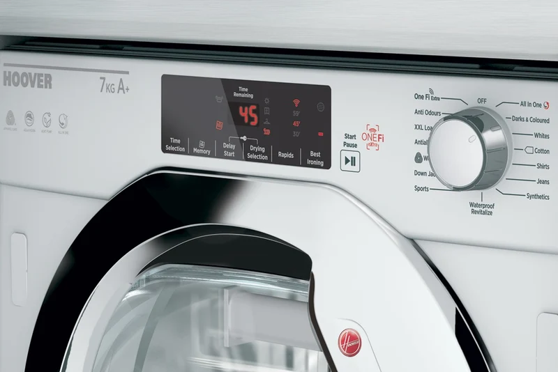 Hoover H-DRY 300 BHTD H7A1TCE-80 Built-In 7kg Smart Heat Pump Tumble Dryer