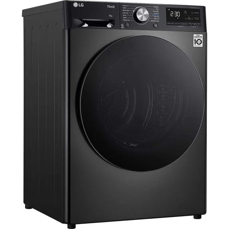 LG DUAL Inverter 9kg Heat Pump Tumble Dryer - FDV909BN