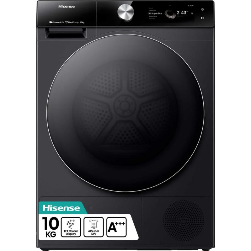 Hisense 7S 10kg Heat Pump Tumble Dryer - DH7S107BB