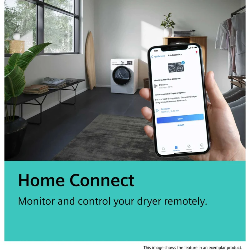 Siemens iQ500 9kg Heat Pump Tumble Dryer - WQ46H2DXGB