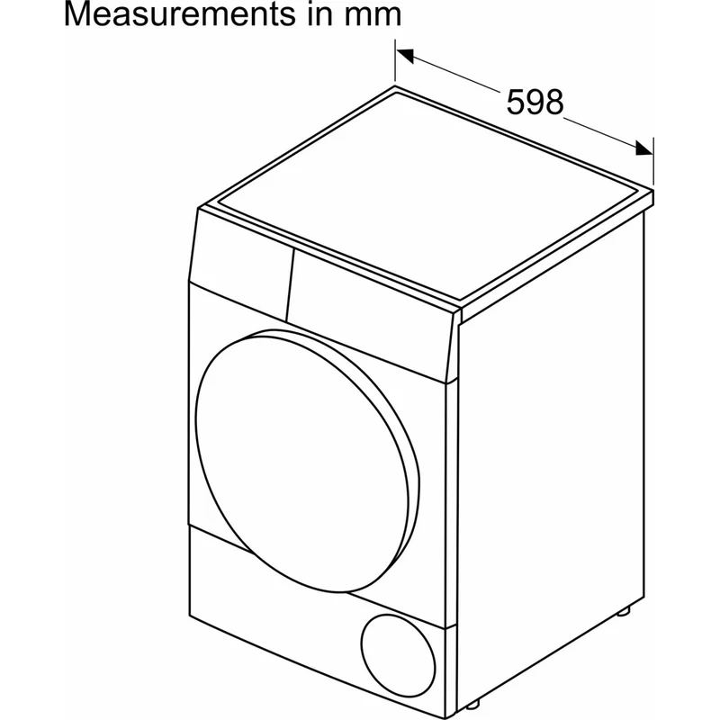 Siemens iQ500 9kg Heat Pump Tumble Dryer - WQ46H2DXGB