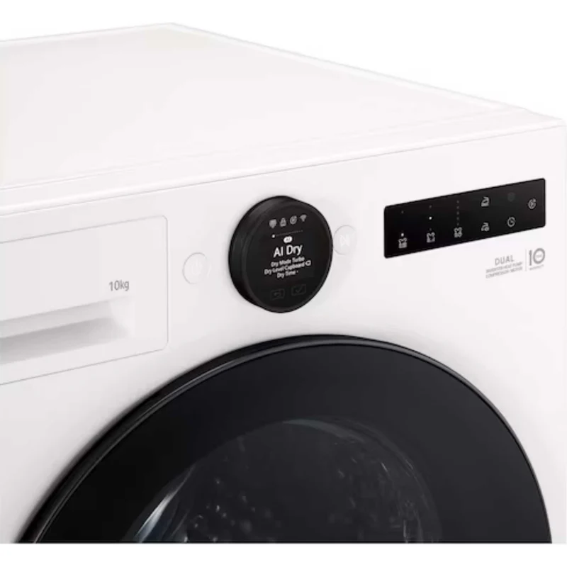 LG Series 7 AI Dry 10kg Heat Pump Tumble Dryer - RHX7010TWB