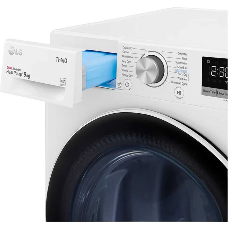 LG DUAL Inverter 9kg Heat Pump Tumble Dryer - FDV709W