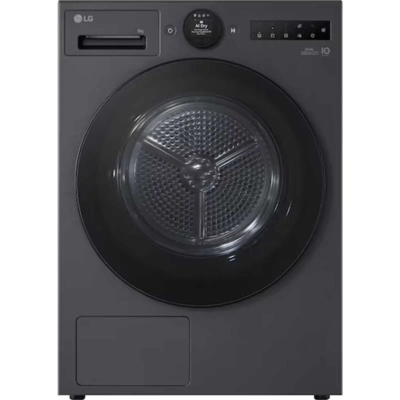 LG Series 7 AI Dry 9kg Heat Pump Tumble Dryer - RHX7009TBB