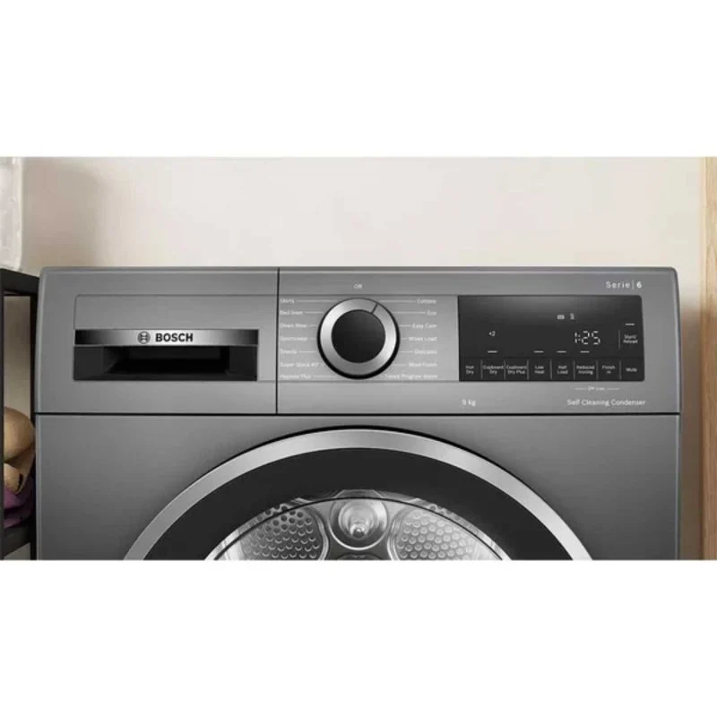 Bosch Series 6 9kg Heat Pump Tumble Dryer - WQG245R2GB
