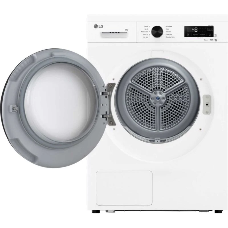 LG Series 2 ThinQ 9kg Heat Pump Tumble Dryer - RHX1009NWK