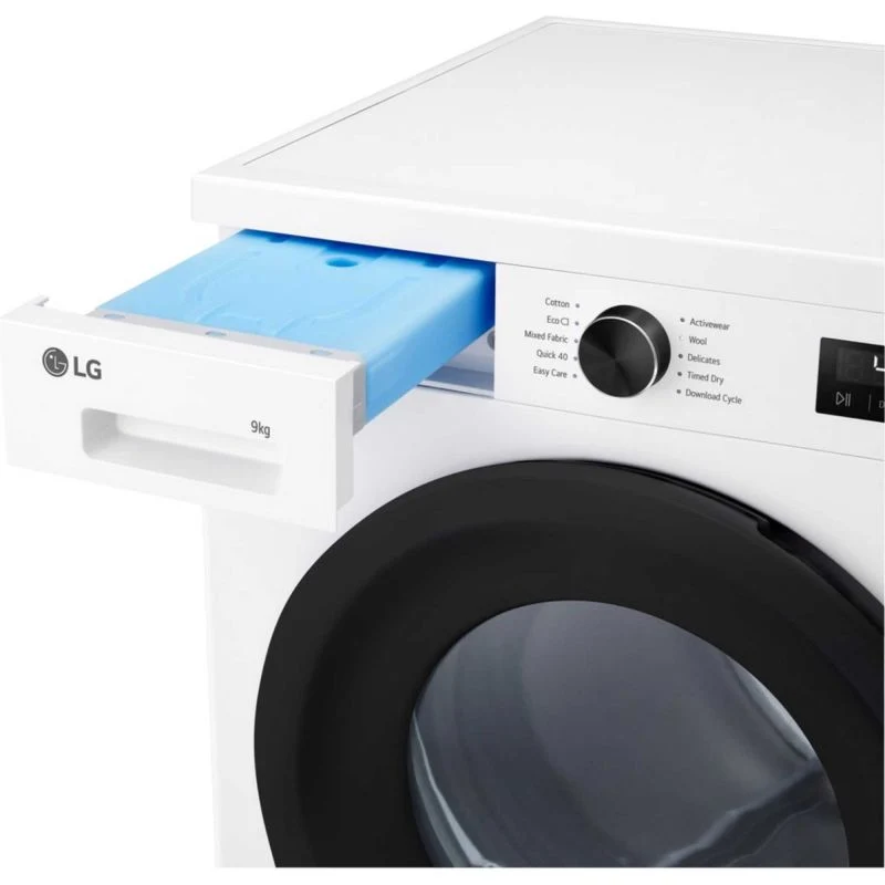LG Series 2 ThinQ 9kg Heat Pump Tumble Dryer - RHX1009NWK