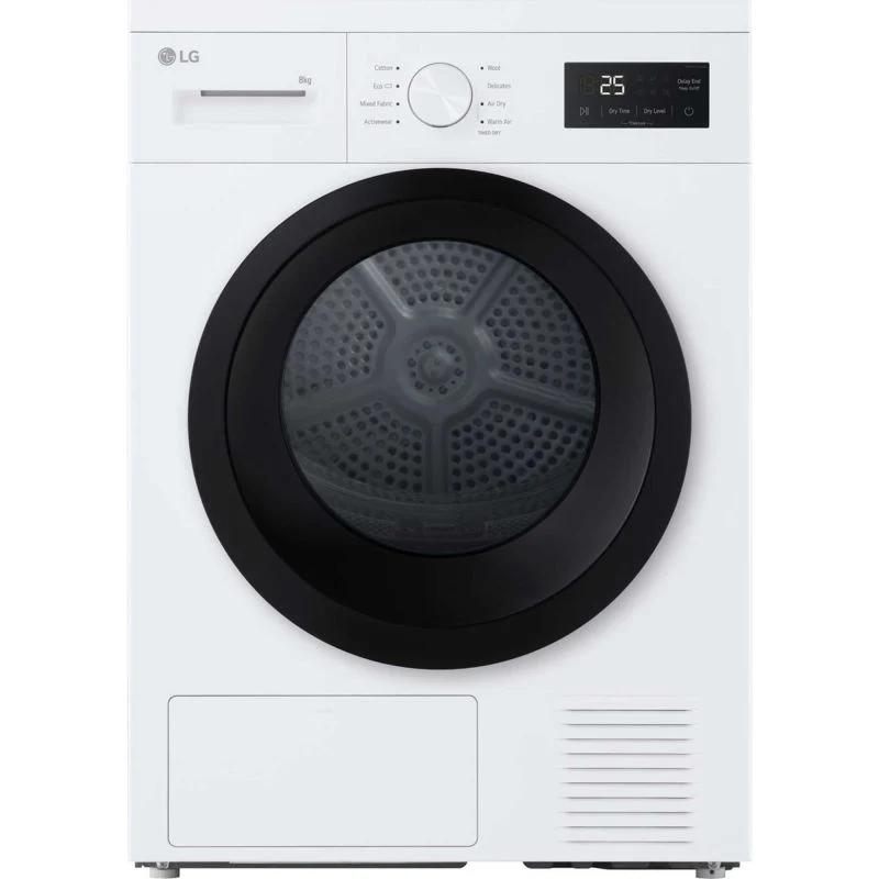 LG Series 2 8kg Heat Pump Tumble Dryer - RHA1008NWK