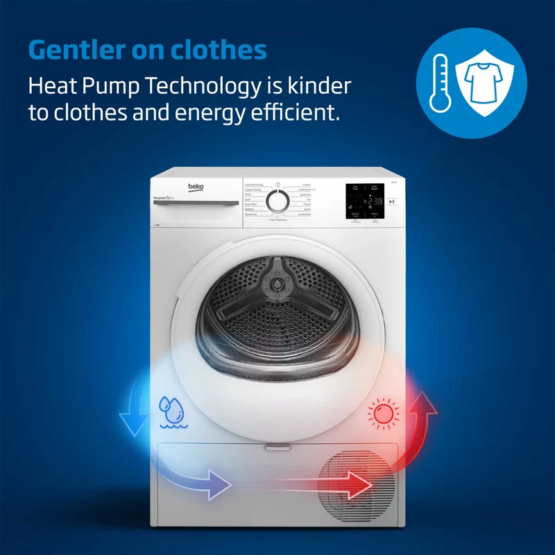Beko 10kg Heat Pump Tumble Dryer - BM3T31023NW