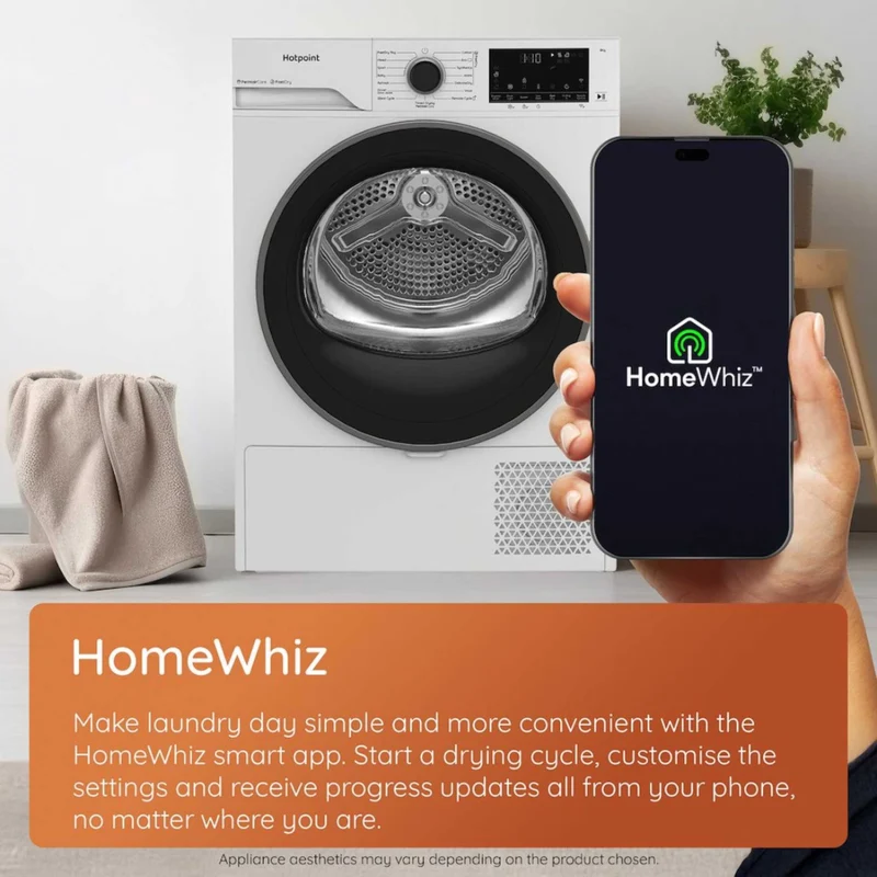 Hotpoint Fabric Care 9kg Heat Pump Tumble Dryer - C HD 94M GBS UK