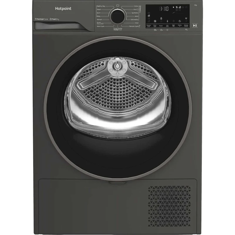 Hotpoint Fabric Care 9kg Heat Pump Tumble Dryer - C HD 94M GBS UK