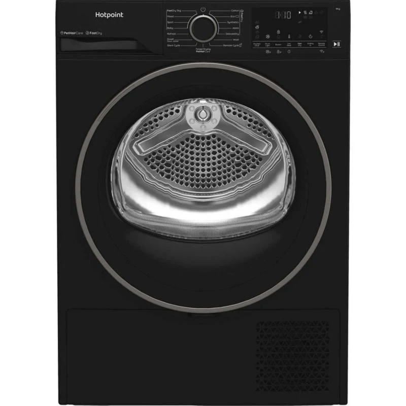 Hotpoint Fabric Care 9kg Heat Pump Tumble Dryer - C HD 94M BBS UK