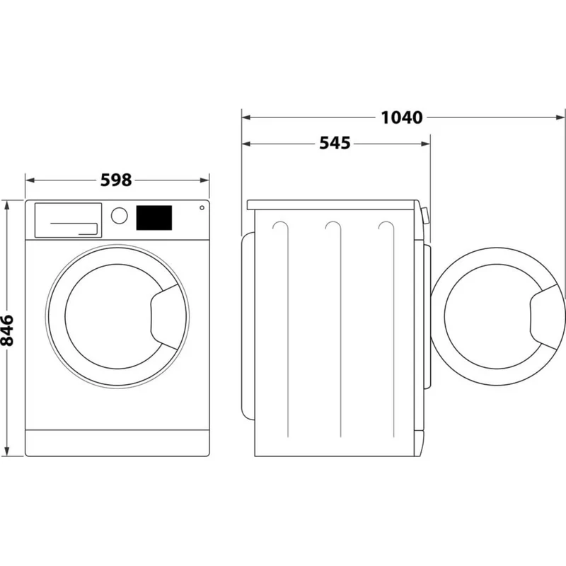 Indesit 8kg Heat Pump Tumble Dryer - C YSD 82D BB UK