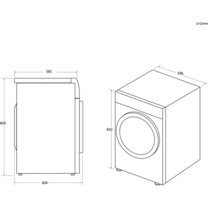 Hoover H-Dry 350 9kg Condenser Tumble Dryer - HRE C9TE-80