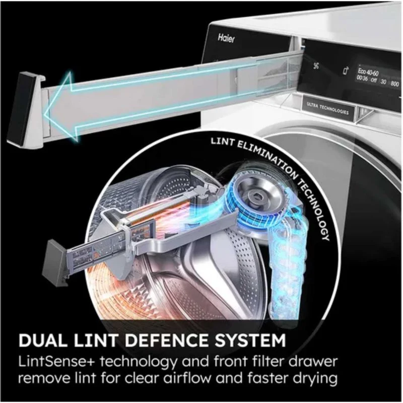 Haier 12kg Wash 7kg Dry 1400rpm Washer Dryer - HWD120BD16397EUK