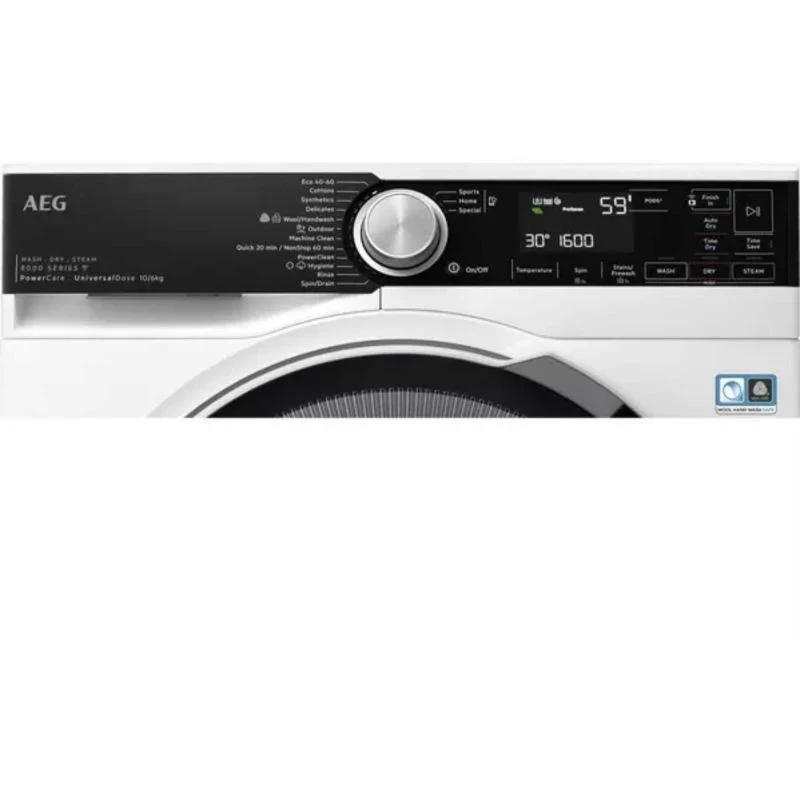 AEG 8000 PowerCare 10kg Wash 6kg Dry 1600rpm Washer Dryer - LWR8516O5UD