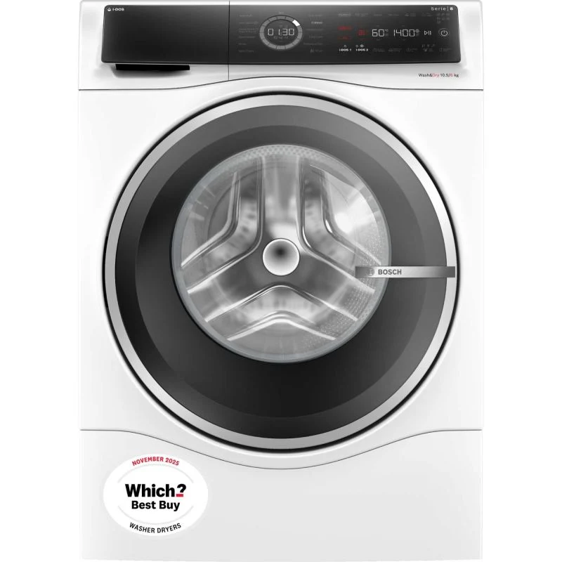 Bosch Series 8 10.5kg Wash 6kg Dry 1400rpm Washer Dryer - WNC25410GB