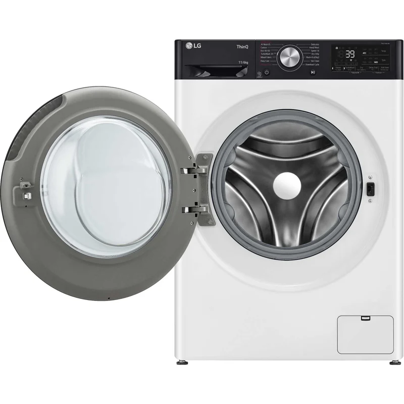 LG Series 7 DUAL Dry 11kg Wash 6kg Dry 1400rpm Washer Dryer - FWY916WBTN1
