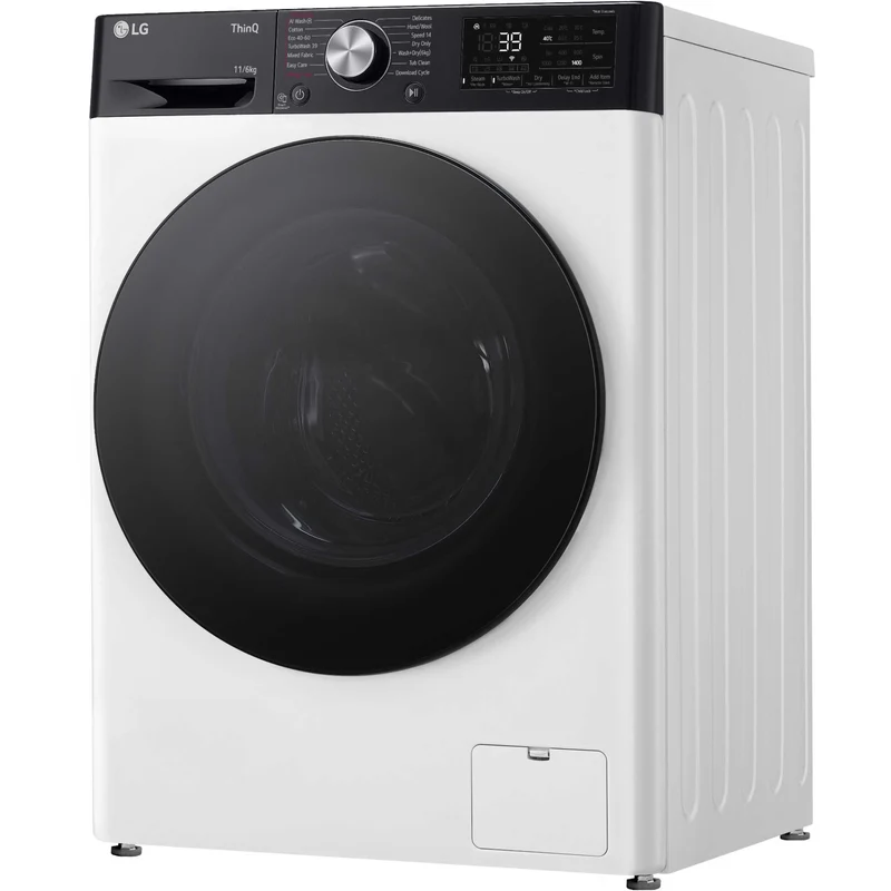 LG Series 7 DUAL Dry 11kg Wash 6kg Dry 1400rpm Washer Dryer - FWY916WBTN1