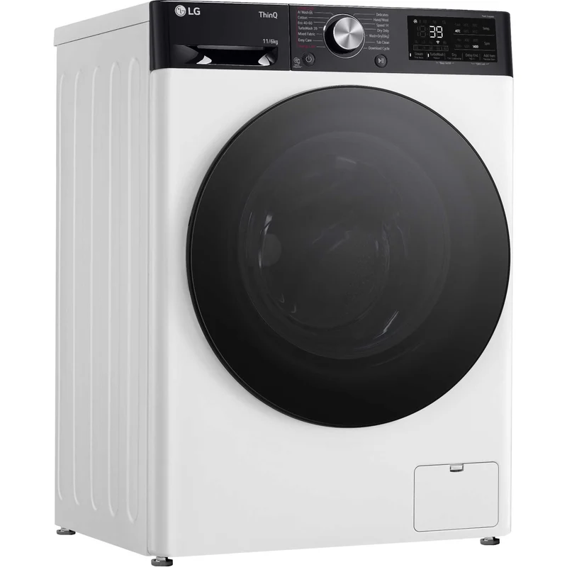 LG Series 7 DUAL Dry 11kg Wash 6kg Dry 1400rpm Washer Dryer - FWY916WBTN1
