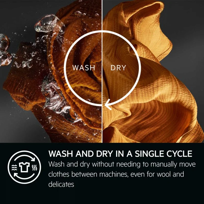 AEG 7000 ProSteam 9kg Wash 5kg Dry 1600rpm Washer Dryer - LWR7196U4B