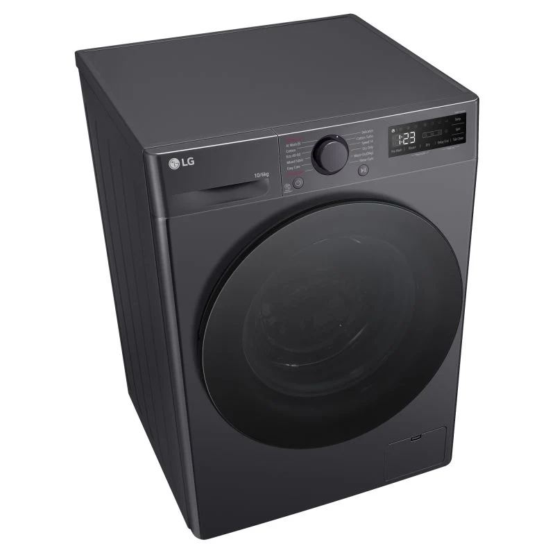 LG Series 4 AI Direct Drive10kg Wash 6kg Dry 1400rpm Washer Dryer - FWY606GBLN1
