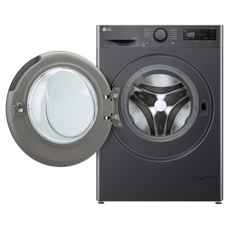 LG Series 4 Pro AI Direct Drive 10kg Wash 6kg Dry 1400rpm Washer Dryer - FWY706GBTN1