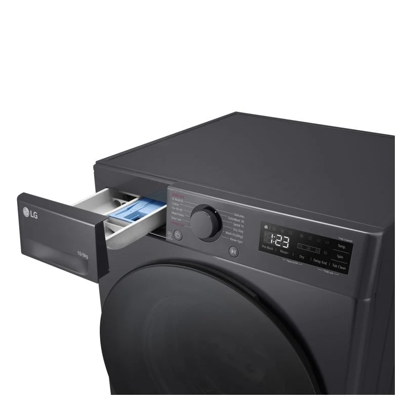 LG Series 4 Pro AI Direct Drive 10kg Wash 6kg Dry 1400rpm Washer Dryer - FWY706GBTN1