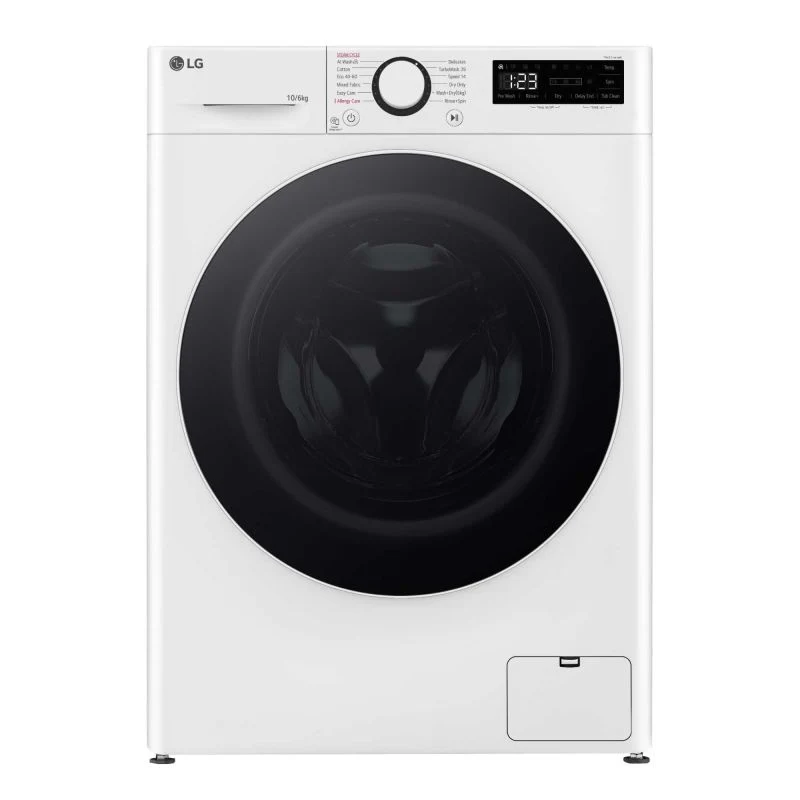 LG Series 4 Pro AI Direct Drive 10kg Wash 6kg Dry 1400rpm Washer Dryer - FWY706WWTN1