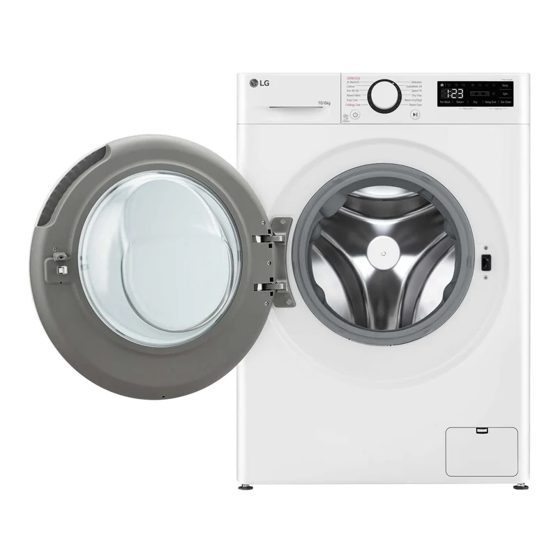 LG Series 4 Pro AI Direct Drive 10kg Wash 6kg Dry 1400rpm Washer Dryer - FWY706WWTN1