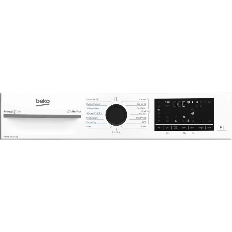 Beko 9kg Wash 6kg Dry 1400rpm Washer Dryer - BM5D59645UW