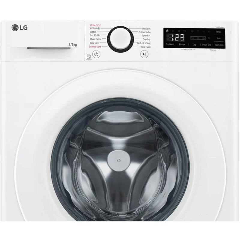 LG Series 3 Counter-Depth MAX 8kg Wash 5kg Dry 1200rpm Washer Dryer - FWY385WWLN1
