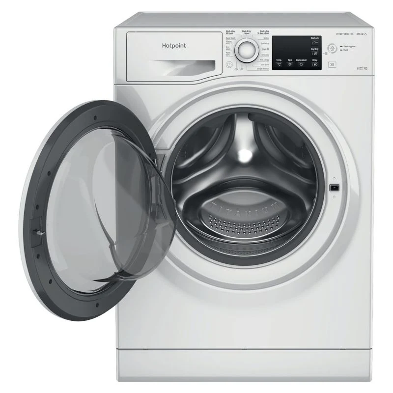 Hotpoint Anti-Stain 11kg Wash 7kg Dry 1600rpm Washer Dryer - NDB 11724 W UK