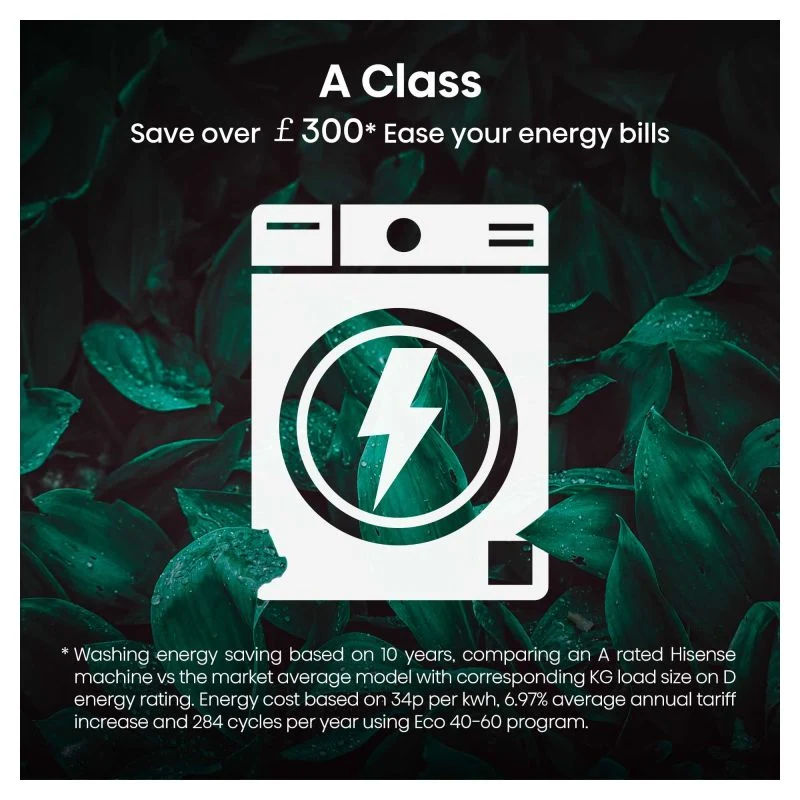 Hisense 10kg Wash 6kg Dry 1400rpm Washer Dryer - WD5S1045BW