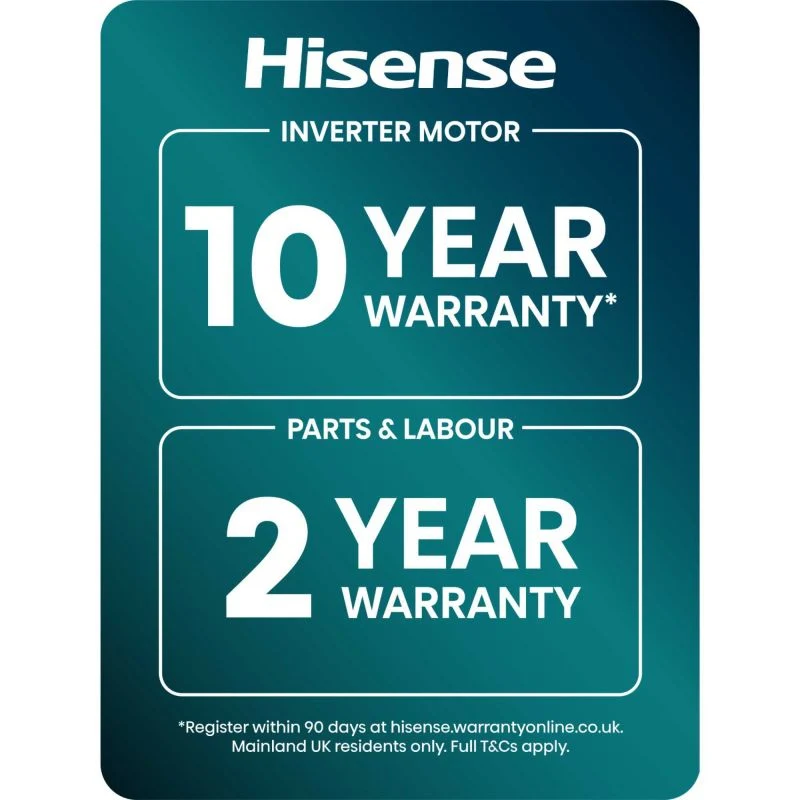Hisense 10kg Wash 6kg Dry 1400rpm Washer Dryer - WD5S1045BW