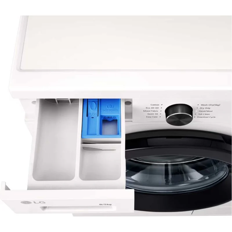 LG Series 2 Direct Drive 8kg Wash 5kg Dry 1400rpm Washer Dryer - W4X1085NWK