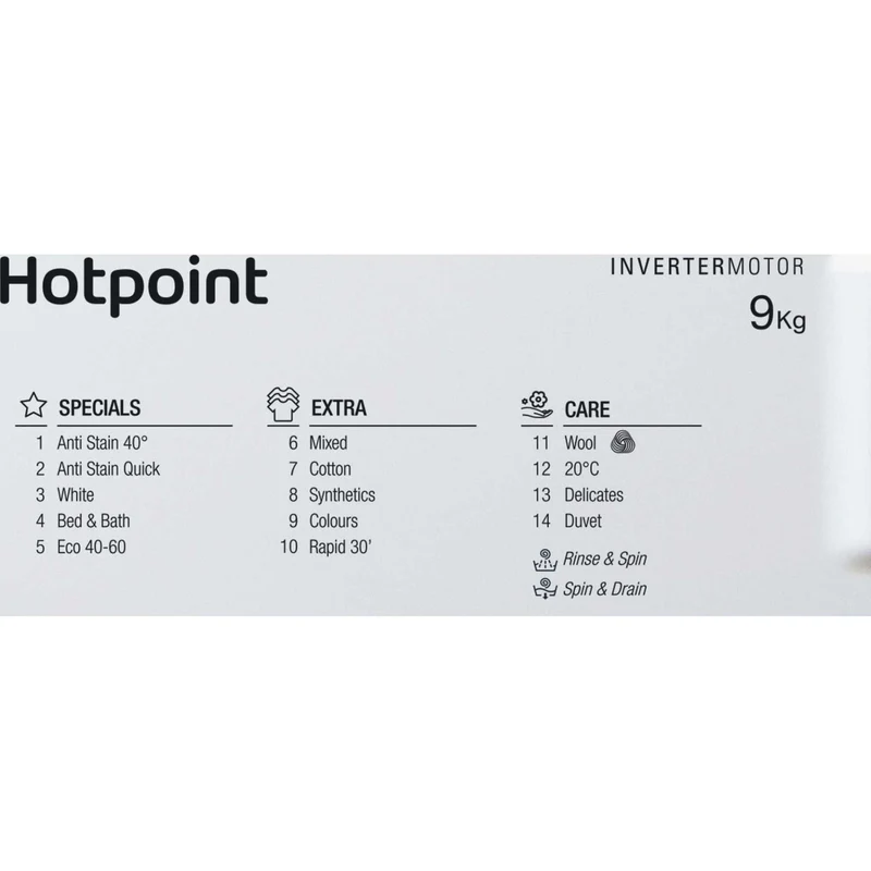 Hotpoint BI WMHG 91485 UK 9kg 1400rpm Washing Machine