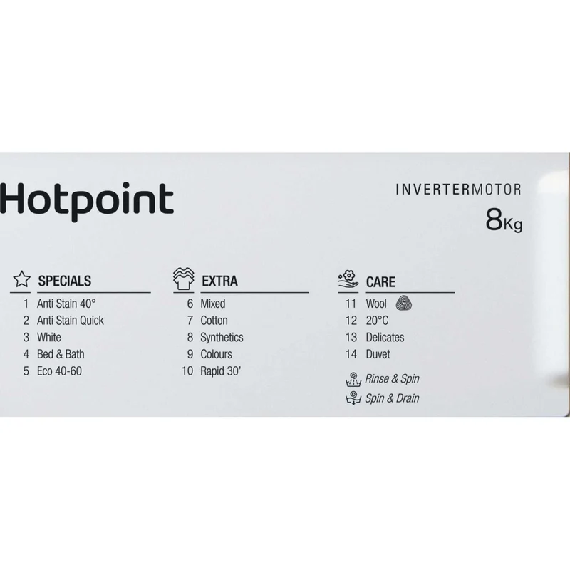 Hotpoint BI WMHG 81485 UK 8kg 1400rpm Washing Machine