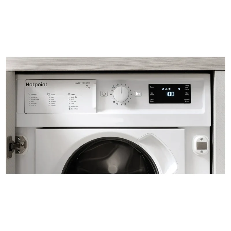 Hotpoint BI WMHG 71483 UK N 7kg 1400rpm Built-In Washing Machine