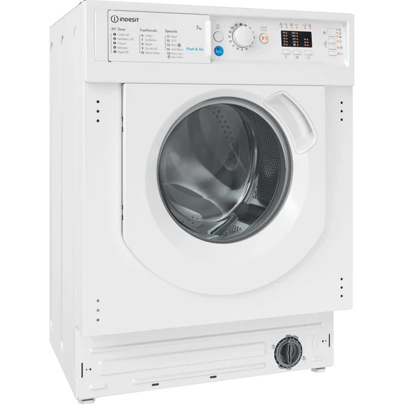 Indesit BI WMIL 71252 UK N Push&Go 7kg 1200rpm Built-In Washing Machine