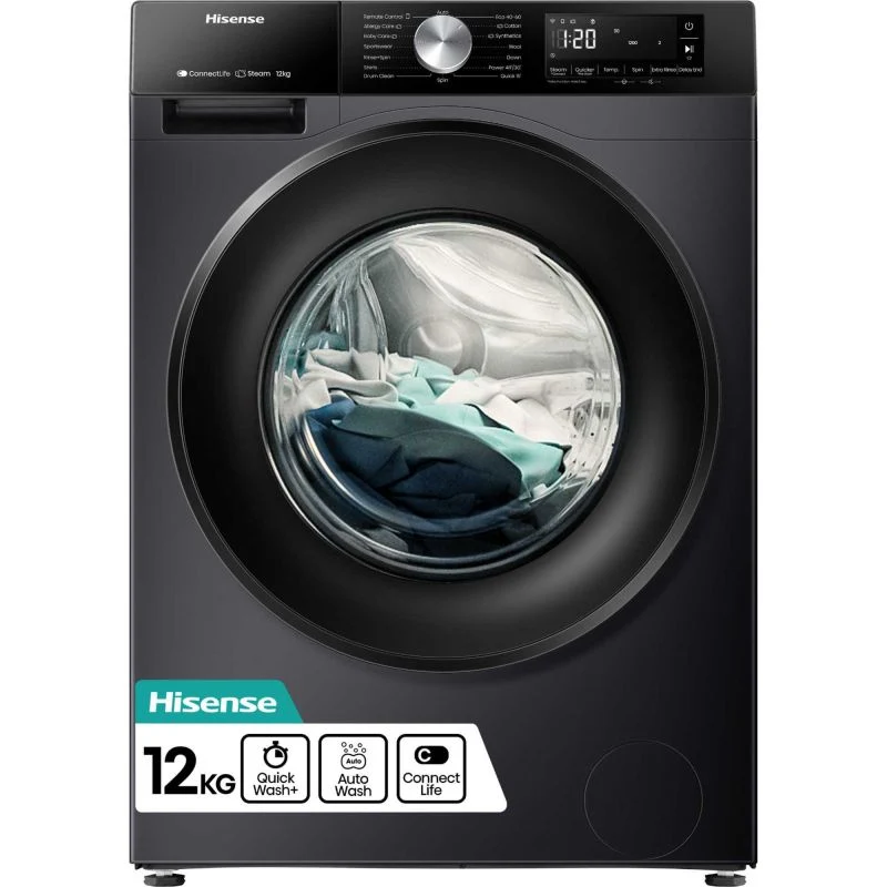 Hisense 3S Series 12kg 1400rpm Washing Machine - WF3S1243BB3