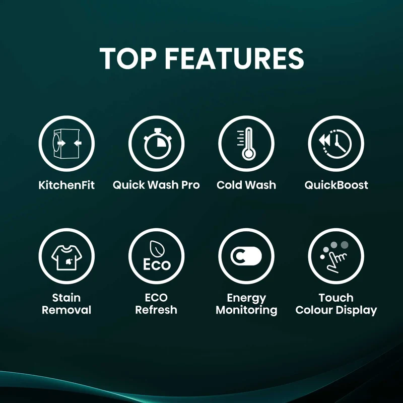 Hisense 5i Series 9kg 1400rpm Washing Machine - WF5I9043BWFS