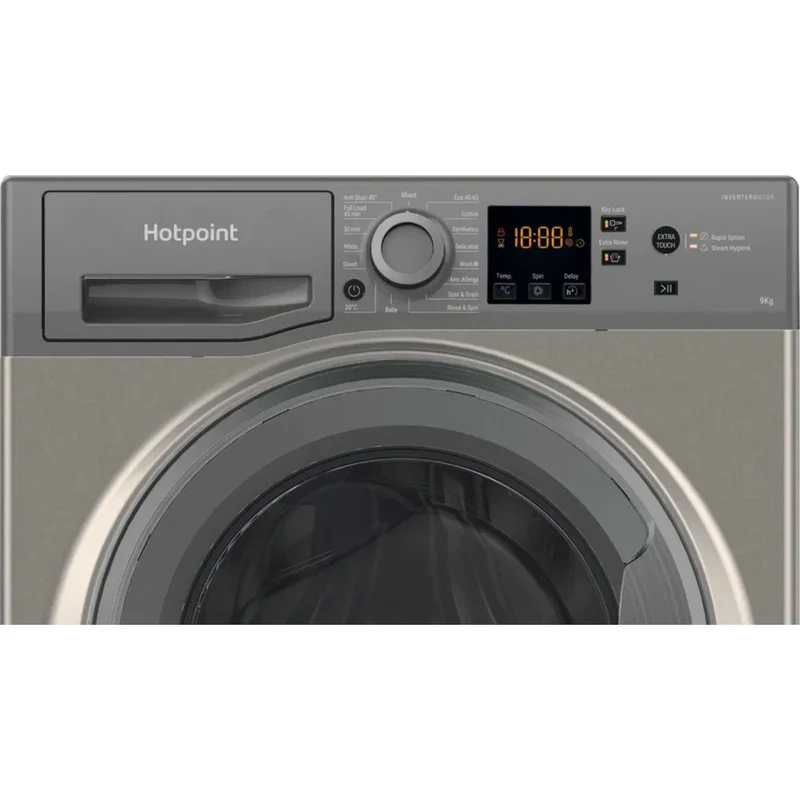 Hotpoint Anti-Stain 9kg 1400rpm Washing Machine - NSWF 946 GG UK