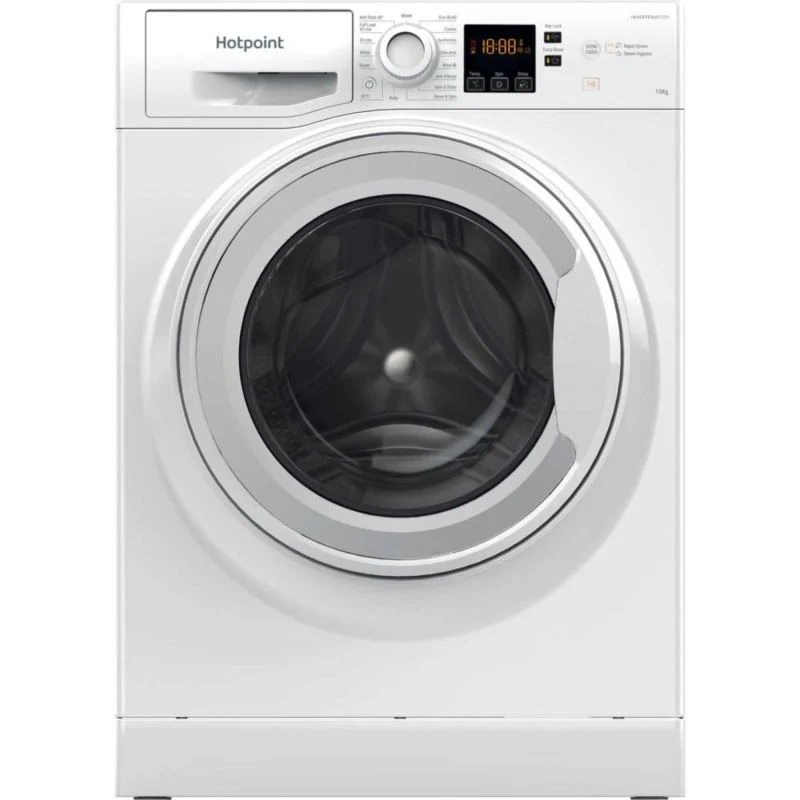 Hotpoint Anti-Stain 10kg 1400rpm Washing Machine - NSWM 1046 W UK