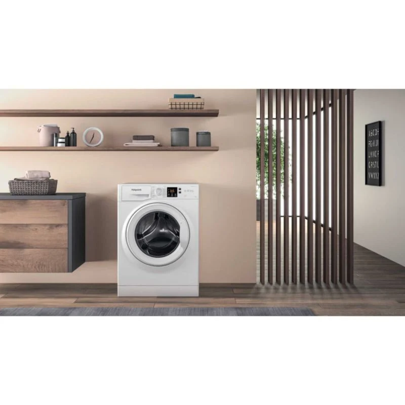 Hotpoint Anti-Stain 10kg 1400rpm Washing Machine - NSWM 1046 W UK