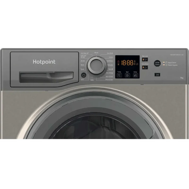 Hotpoint Anti-Stain 7kg 1400rpm Washing Machine - NSWF 7469 GG UK