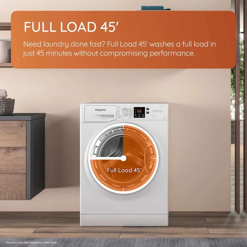 Hotpoint Anti-Stain 7kg 1400rpm Washing Machine - NSWF 7469 GG UK