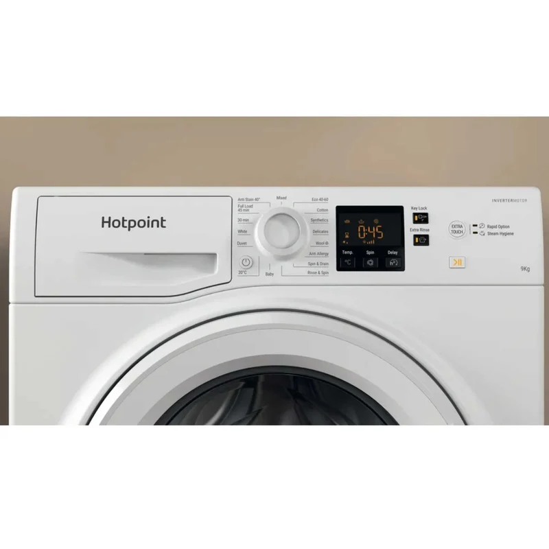 Hotpoint Anti-Stain 9kg 1400rpm Washing Machine - NSWF 946 W UK