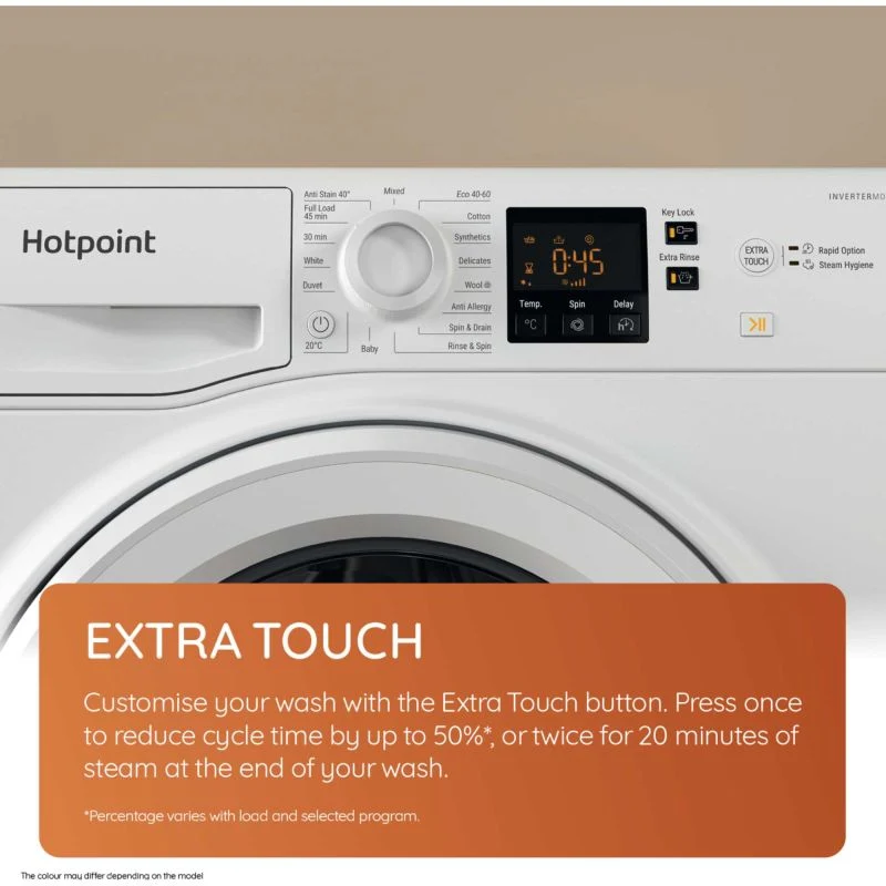 Hotpoint Anti-Stain 9kg 1400rpm Washing Machine - NSWF 946 W UK